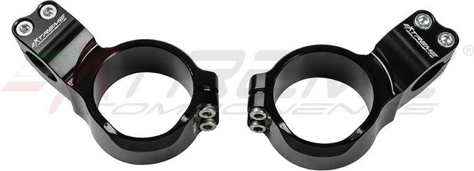 Extreme エクストリームコンポーネンツ アドバンスド ハンドルバー 40mm オフセット and 10mm raised with clips to close the triple clamp - 直径 55mm BMW S1000RR (2019/2021) | SEMI S1000RR 19B