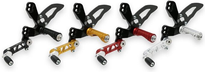 CNC Racing / シーエヌシーレーシング Adjustable rear sets Ducati Streetfighter 848 1098 | PE150