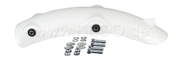 Kedo Rear Fender 'Bronco', GRP, undrilled, with integrated bracket for LED tail light 63019/63011, license plate bracket see item 62017 | 22418