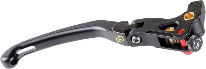 Lightech / ライテック フォールディング ブレーキレバー BREMBO (16X18)(19X18) MASTER CYLINDER アジャスタブル FROM RIGHT (J TYPE). | LEVD502J