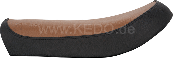 Kedo Solo Seat, black / brown, ready-to-mount | 22582