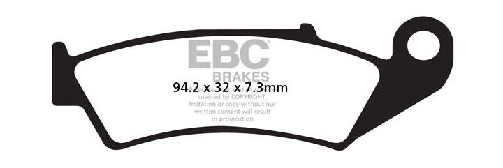 EBCブレーキ MXS オフロード Raceシンタリング パッド フロント左側用 | MXS125