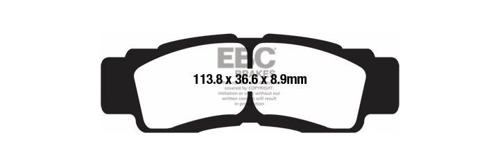 EBCブレーキ R シリーズ Heavy Duty シンタリング ブレーキパッド フロント左側用 | FA676R