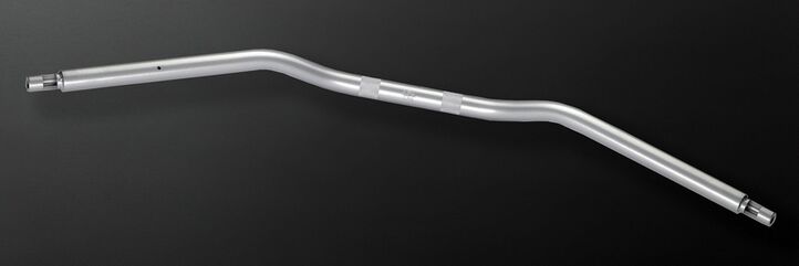 ABM / エービーエム Steel-handlebar for grip heating of BMW - lacquered, カラー: シルバー | 100770-F11