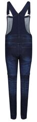 Motogirl Irene Blue Jean Dungri | IRDU-BLU