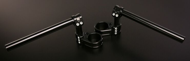 ABM / エービーエム multiClip Tour SLIM with handlebar Ø1", スタンドパイプ直径: Ø50 mm, カラー: ブラック | 106348-D50-F15