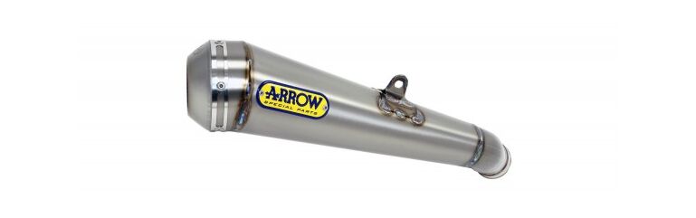 Arrow / アロー Street Pro-Race Nichrom Silencer、エンドキャップステンレス、ECEホモログ、DBキラーが含まれています | 71912PRI