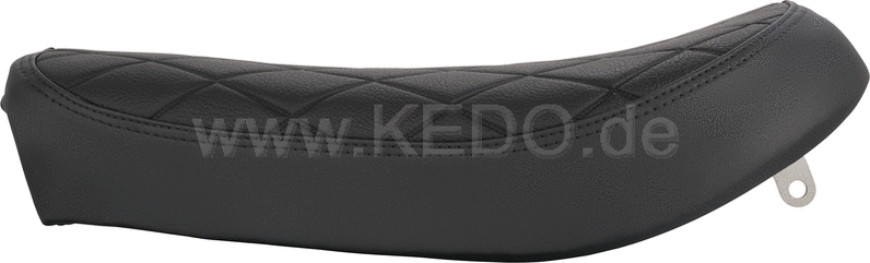 Kedo Solo Seat 'Gibbon Slap' design, ready-to-mount Complete, Black | 22589