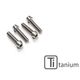 CNC Racing / シーエヌシーレーシング パッセンジャー フットペグ holder bolt M8x35 (4 pcs) - チタン | KV396X