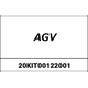 AGV / エージーブイ チークパッド X3000 (XXL) プレミアム ブラック | 20KIT00122-001