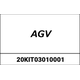 AGV / エージーブイ チークパッド K3 SV (ML) ブラック | 20KIT03010-001