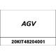 AGV / エージーブイ チークパッド ORBYT (XL) グレー/ブラック | 20KIT48204-001
