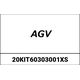 AGV / エージーブイ クラウンパッド PISTA GP RR ブラック/レッド | 20KIT60303-001