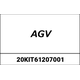 AGV / エージーブイ クラウンパッド CORSA R (XXL) ブラック | 20KIT61207-001