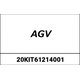 AGV / エージーブイ チークパッド CORSA R (XXL) ブラック | 20KIT61214-001