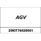 AGV / エージーブ チンベンチレーション AX-8 DUAL EVO/AX-8 DUAL- マットブラック | 20KIT76028-001