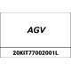 AGV / エージーブイ チークバッド X101 ブラック | 20KIT77002-001