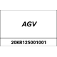 AGV / エージーブ フロントベンチレーションカバー 塗装済み TOURMODULAR ブラック | 20KR125001001