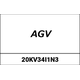 AGV / エージーブ サンバイザー K3/TOURMODULAR (XS-S-M-L)/STREETMODULAR スモーク | 20KV34I1N3