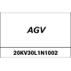 AGV / エージーブイ バイザー AX9 - MPLK イリジウム シルバー | 20KV30L1N1-002