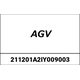 AGV / エージーブイ フリップアップ ヘルメット スポーツモジュラー MULTI E2205 - REFRACTIVE カーボン/シルバー | 211201A2IY-009
