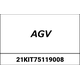 AGV / エージーブイ チークパッド AX-8 EVO (XXS) ブラック | 21KIT75119-008