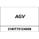 AGV / エージーブイ チークパッド AX-8 EVO (XL) ブラック | 21KIT75124-008