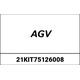 AGV / エージーブイ チークパッド AX-8 EVO (XXXL) ブラック | 21KIT75126-008