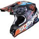 スコーピオン オフロードヘルメット VX 16 エボ エア ロック ブラック-オレンジ | 146-191-78