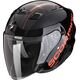 スコーピオン オープンフェイスヘルメット Exo 230 Qr ブラック-レッド | 23-461-24