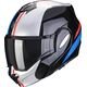 Scorpion / スコーピオン Exo モジュラーヘルメット Tech Forza ブラックシルバー レッド | 18-392-163