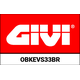 GIVI / ジビ アルミ サイドケース Trekker Outback（トレッカーアウトバック） EVO 33 Monokey ブラック, サイドオフセット, 右, スマートセキュリティロック | OBKEVS33BR