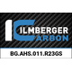 ILMBERGER リアサイレンサー・プロテクターBDC（ブラック・ダイヤモンド・カーボン仕上げ） 艶あり（グロッシー）  BMW R 1300 GS 2023－ | BG.AHS.011.R23GS