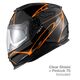 NEXX Urban Helmet Y.100 B-SIDE BLACK.ORANGE, Size: XS | 01YU101405031