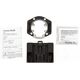 Hepco & Becker タンクリングベーシックファステナー付きタンクバッグ用 BMW S 1000 R (2014-2020) | 516670 00 01