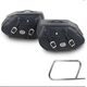 ヘプコ＆ベッカー サドルバッグ セット Buffalo (バッファロー) ブラック チューブ サドルバッグキャリア用 | 620200