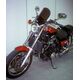 Ermax high protection windshield + 10 cm ermax for 1200 v MAX (adaptable on fix origin yamaha ) red | 010206036