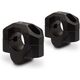 SW-MOTECH Bar riser for Ø 28 mm handlebar H=20 mm. Black. Milled. | LEH.00.039.20201/B