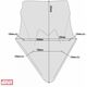 Givi / ジビ フェアリングスクリーン ティンテッド - ABE | D4119SG