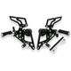 CNC Racing / シーエヌシーレーシング Adjustable rear sets Hypermotard 796 1100 | PE160