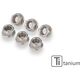 CNC Racing / シーエヌシーレーシング Nuts ring gear Ducati M8x1.25 - Titanium, Titanium | DA388X