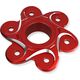 CNC Racing / シーエヌシーレーシング REAR SPROCKET FLANGE DUCATI BICOLOR, Red/Silver | FL504RS
