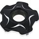 CNC Racing / シーエヌシーレーシング Rear sprocket flange MV Agusta BICOLOR, Black/Silver | FL505BS