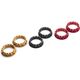 CNC Racing / シーエヌシーレーシング Rear Wheel Axle Nut Sets Ducati, レッド | DA394R