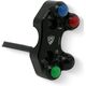 CNC Racing / シーエヌシーレーシング Right handlebar switch Ducati - OEM and RCS Brembo brake master cylinder, Black | SWD19B