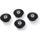 CNC Racing / シーエヌシーレーシング Frame Caps Sets Ducati Monster, レッド | TT300R