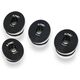 CNC Racing / シーエヌシーレーシング Frame Cap Sets Ducati Monster 1200 R, レッド | TT335R