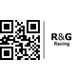 R&G(アールアンドジー) ステップバー 可倒式 M8 汎用 左右セット アルミ ブラック RG-FF0001BK