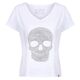 Motogirl Reflective Skull White | RESK-WHT