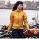 Motogirl Valerie Yellow Leather Jacket | VLJ-YEL